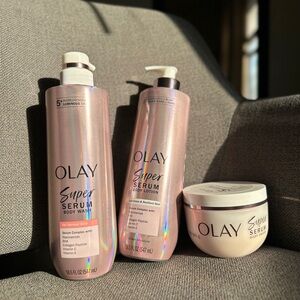 OLAY Super Serum Body Care Trio in Shimmering Pink